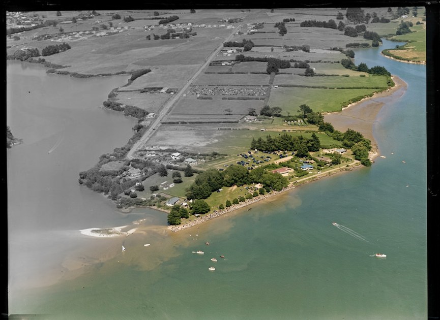 Sandspit, Waiuku, during the Centennial Celebrations