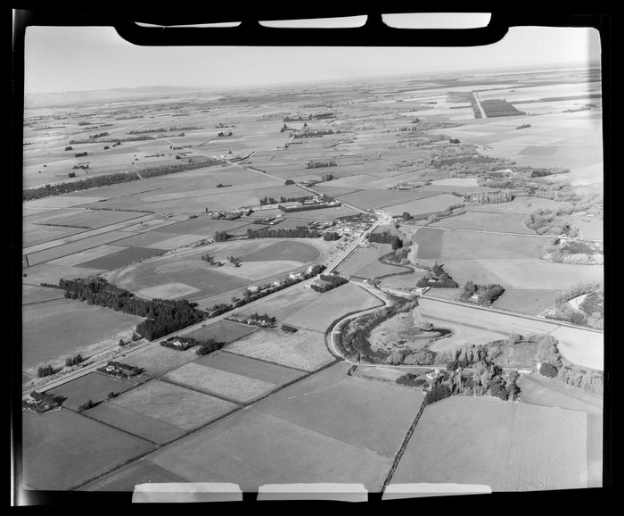 Original photograph: Hororata Racecourse, Selwyn District, Canterbury rural