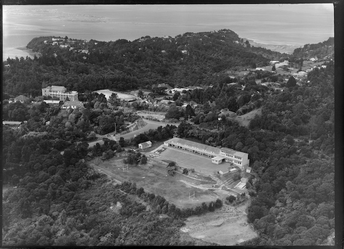 Original photograph: Titirangi, Auckland, including Titirangi School