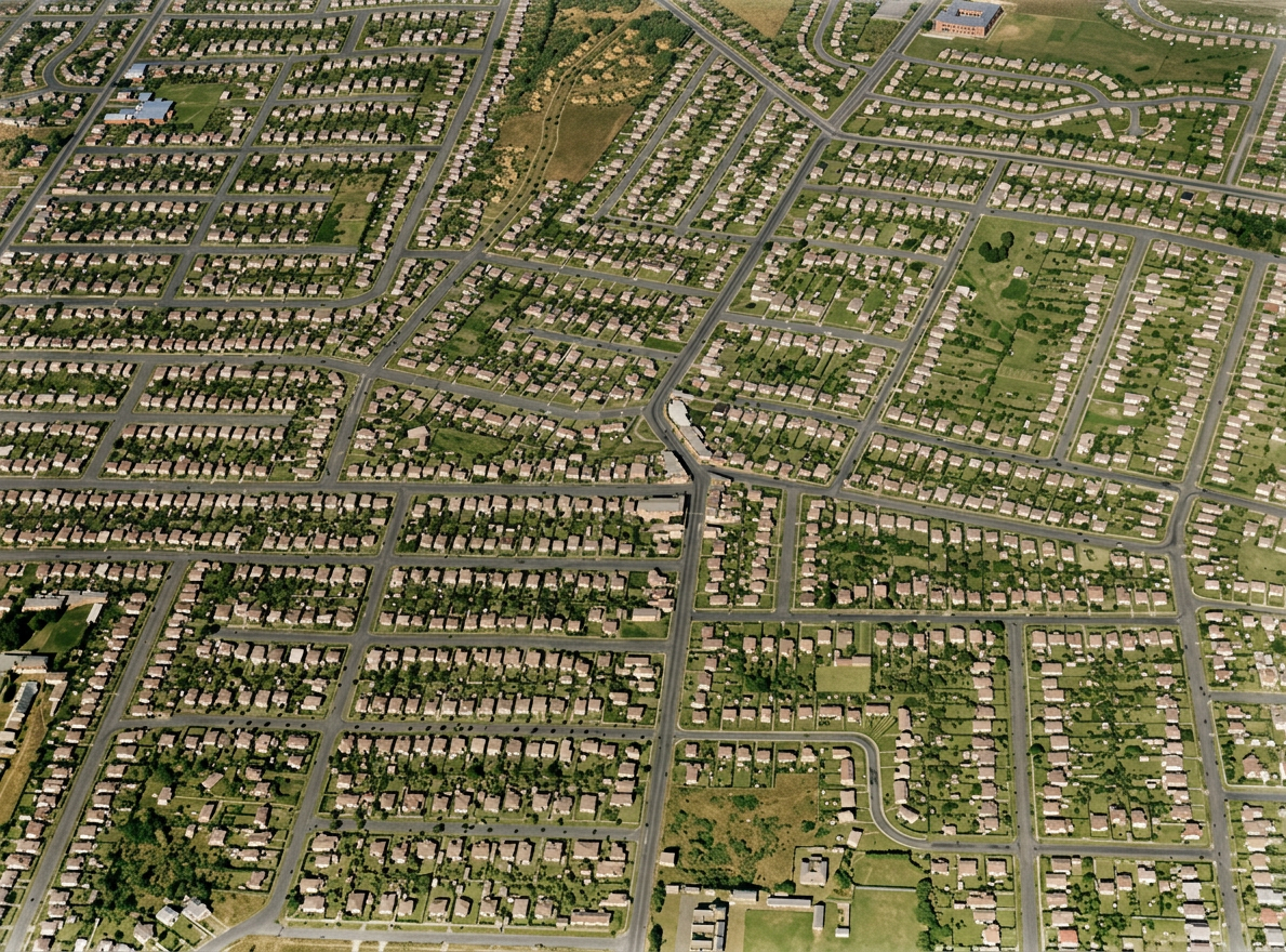 AI colourised photograph: Mount Albert, Auckland