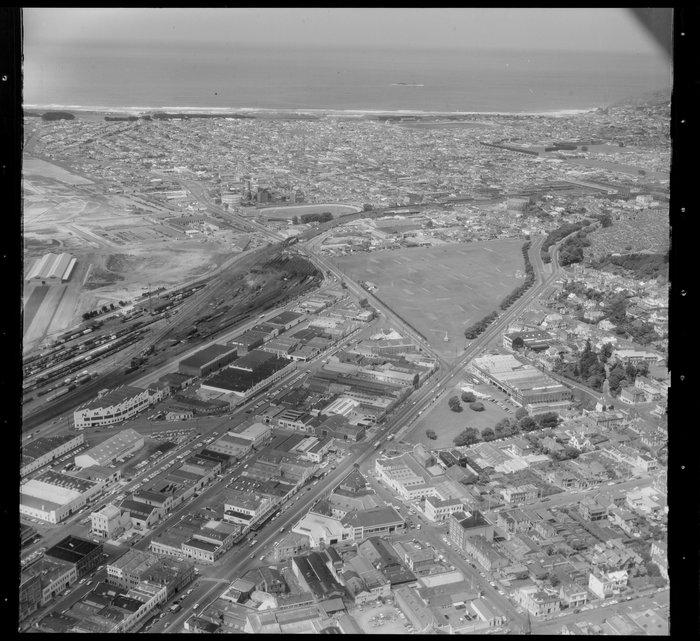 Original photograph: Dunedin City, with St Clair Beach in distance