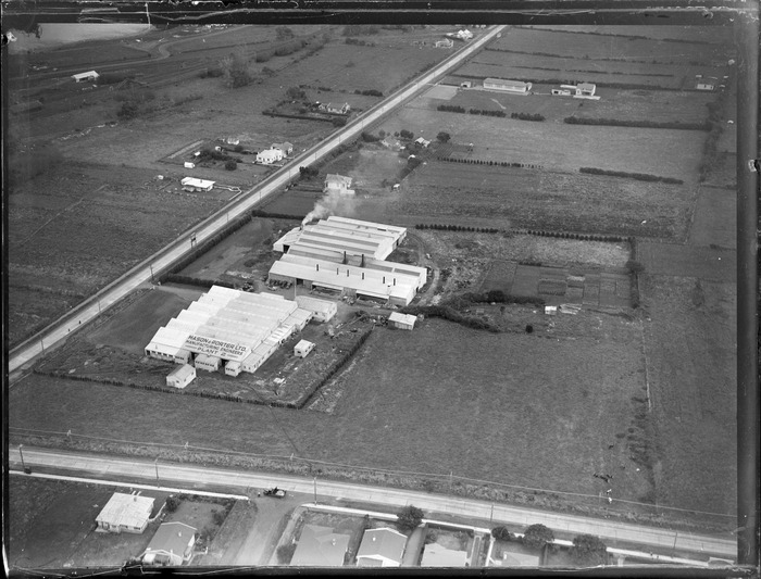 Original photograph: Mason and Porter Limited Manufacturing Engineers No.2 factory, Panmure, Auckland
