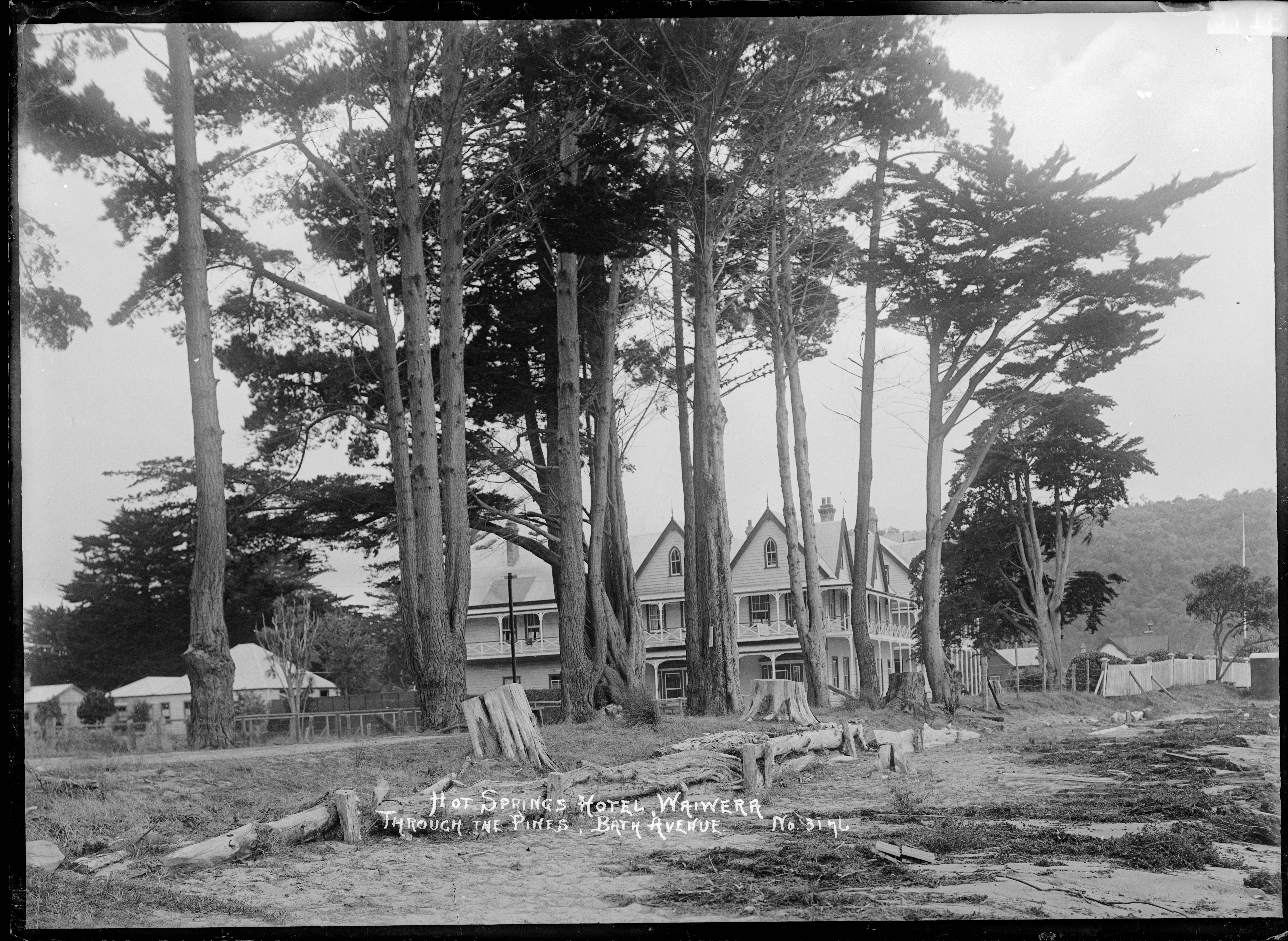 Original photograph: Hot Springs Hotel, Waiwera
