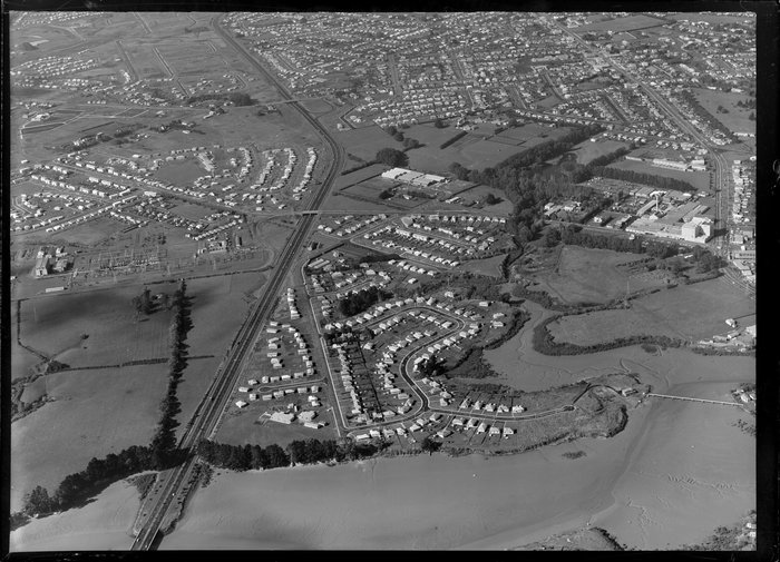 Original photograph: Ministry of Works, Housing Division, Block 1, Otara, Manukau